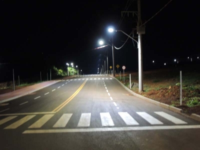 Entrega da Iluminação no Loteamento Altos dos Montes - Xanxerê-SC